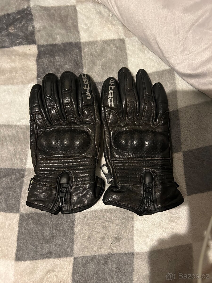 Pánské rukavice na motorku W-tec