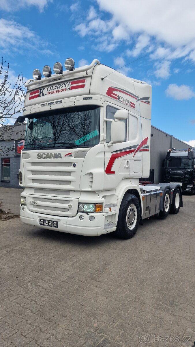 Scania R580 V8 6x2 / jen 440tkm / Analog tacho / Full air