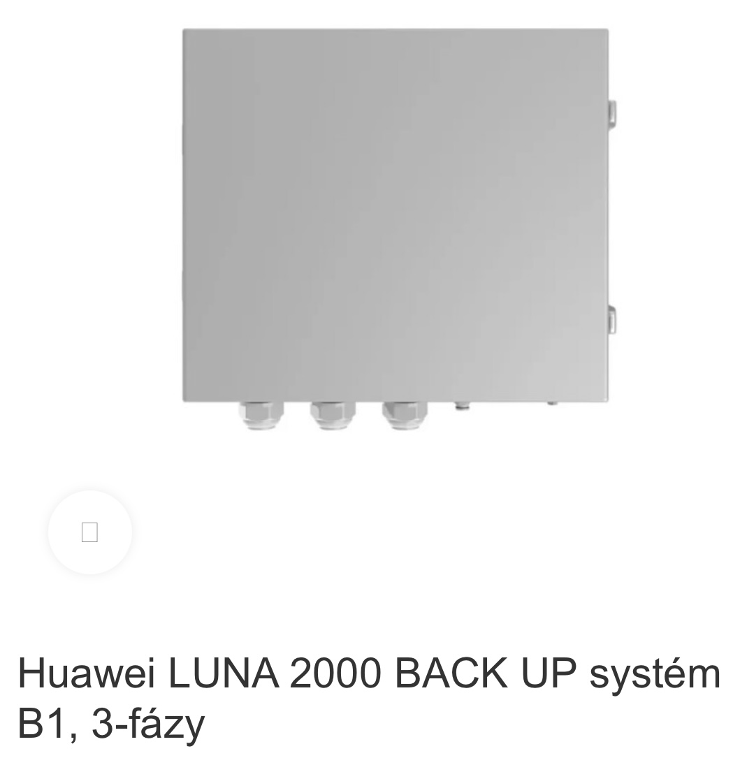 Fotovoltaika backup Huawai