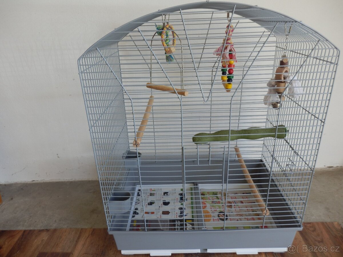 Klec BIRD JEWEL VANESA s vybavením.