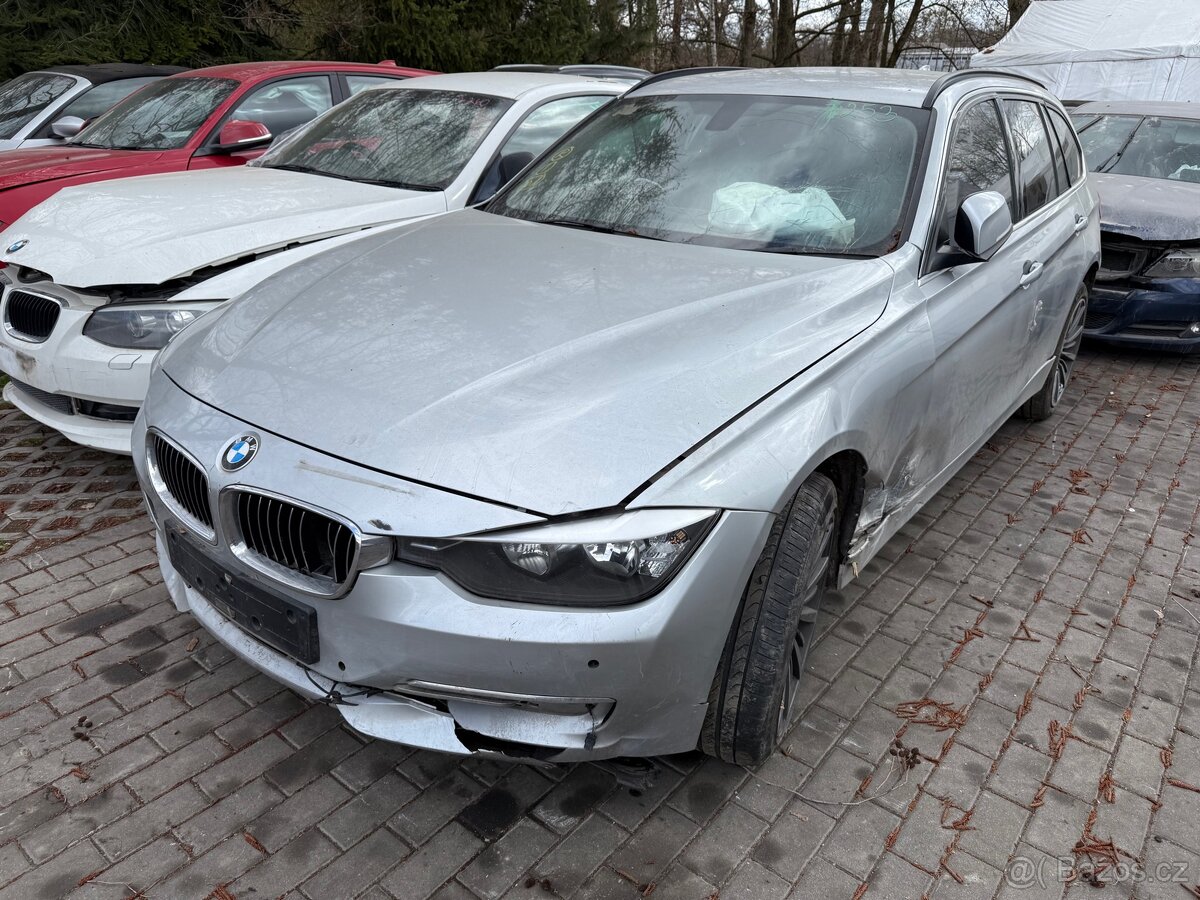 BMW F31 318d 2013 N47D20C 135kW Glacier silber