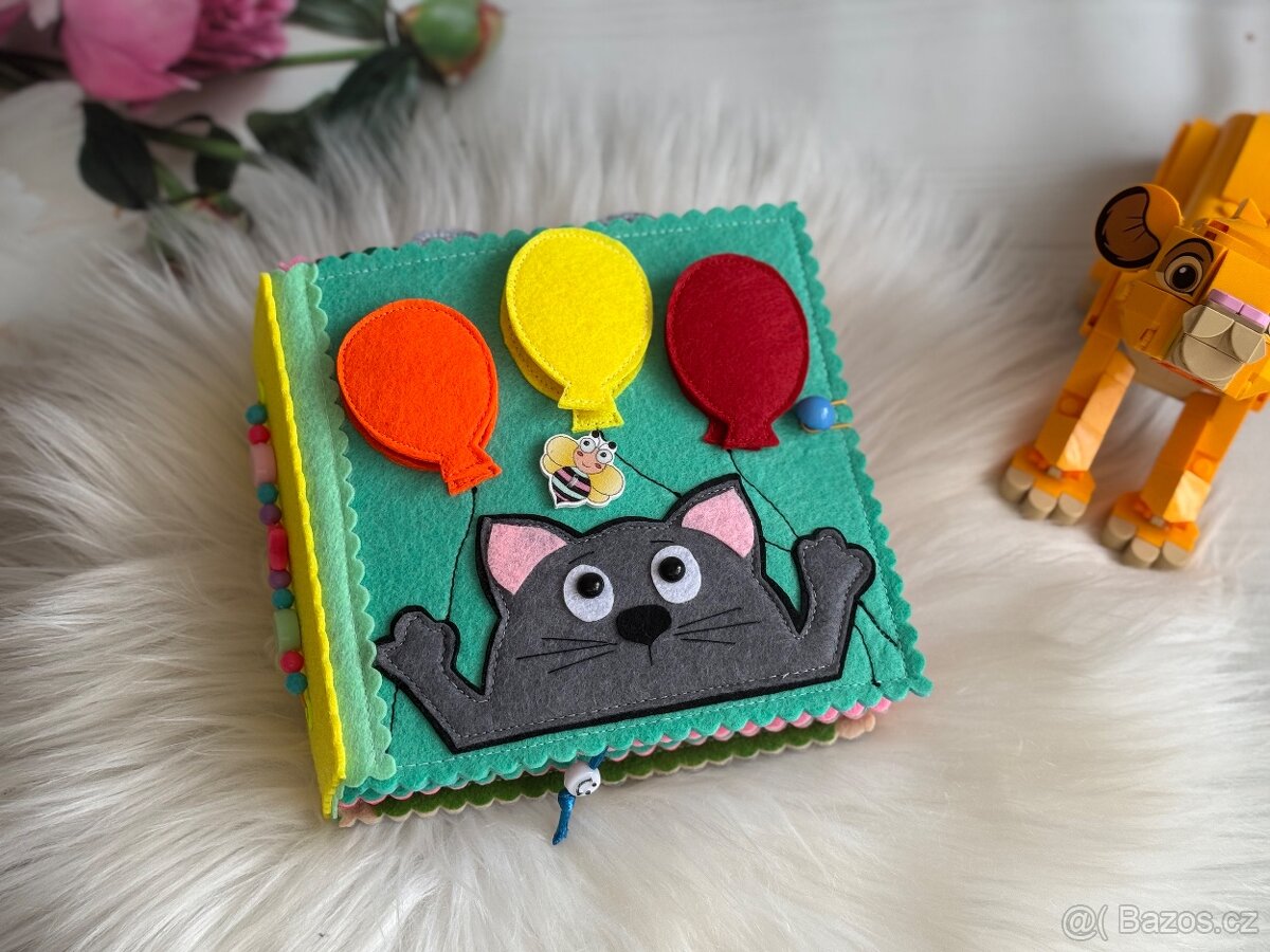 Quiet book. Plstěná kniha. Dárek pro děti. Hračka pro děti