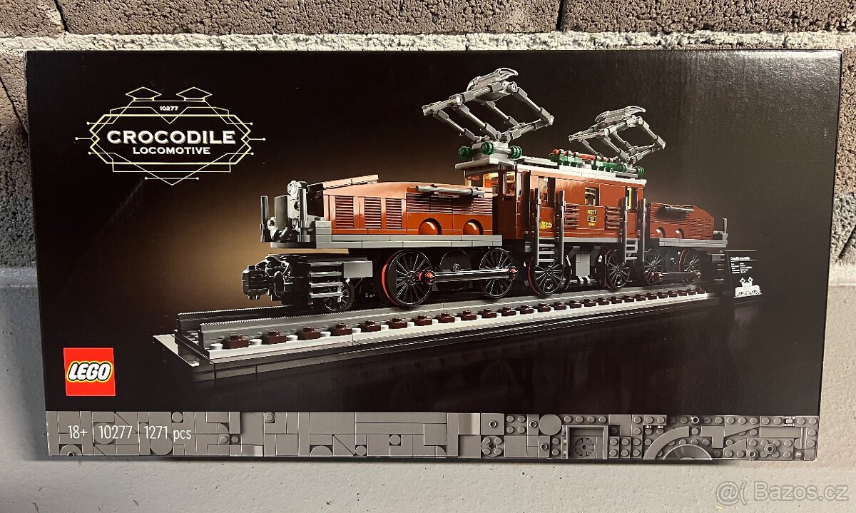 Lego Icons 10277 - Lokomotiva Krokodýl- nové
