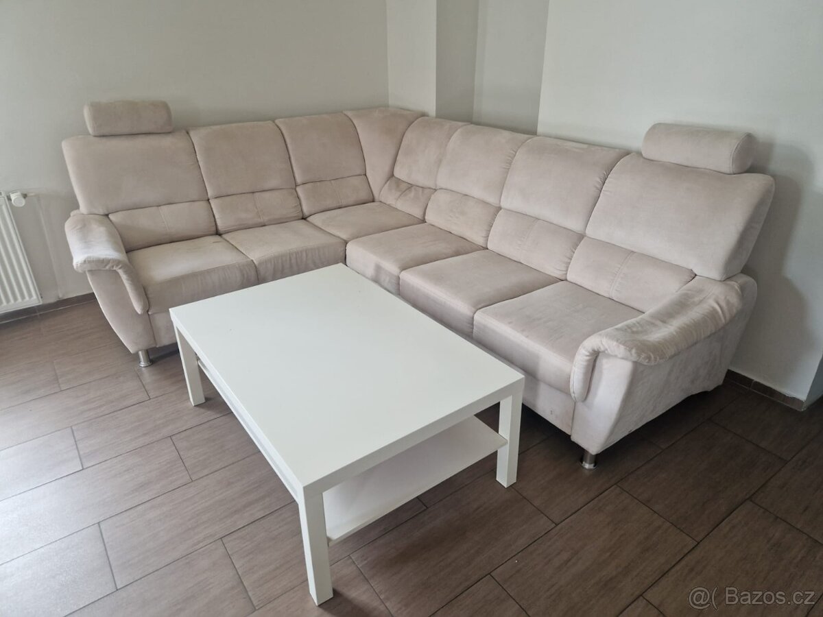 Rozkládací sedačka - béžová