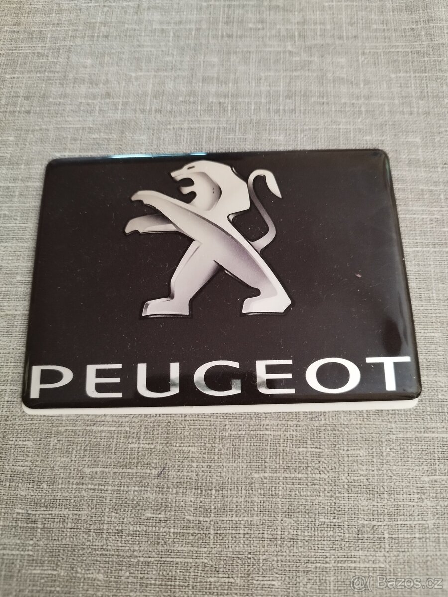 Peugeot samolepící plaketa