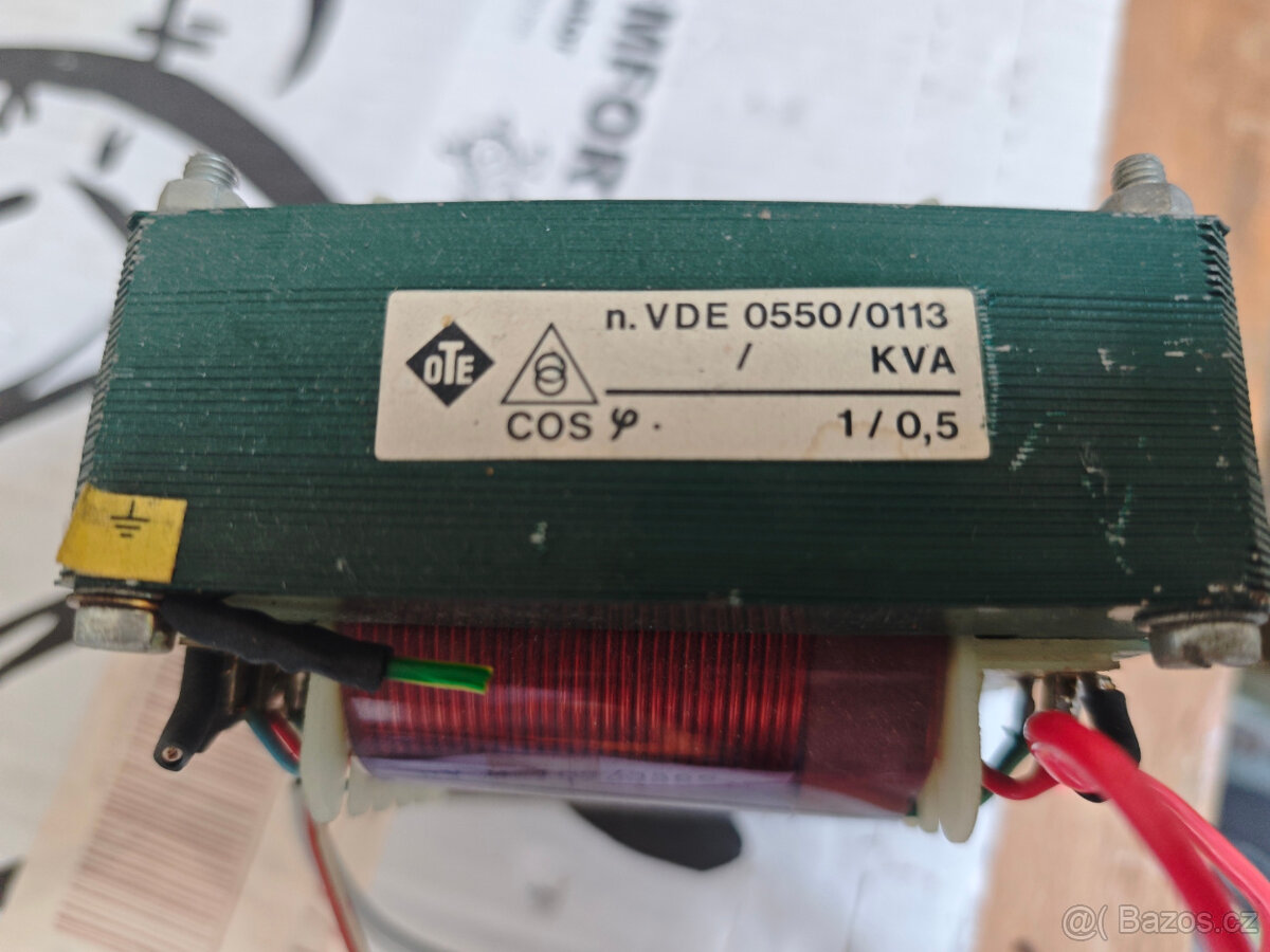 Trafo transformátor OTE VDE 0550/0113 122VA