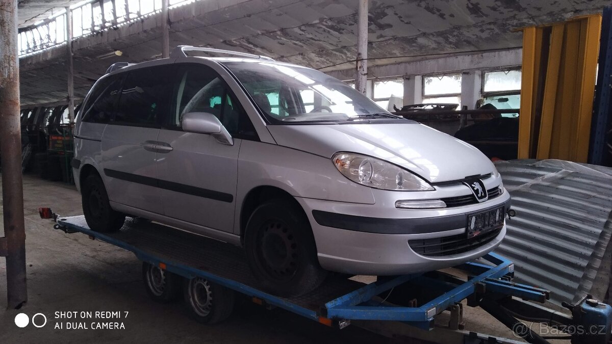 Peugeot 807 2.2hdi 4HW 94kw náhradní díly