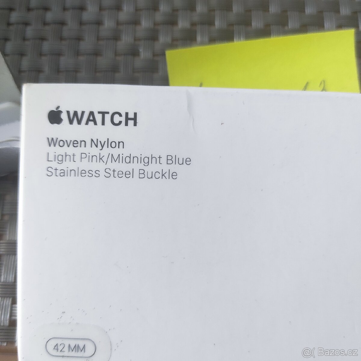 Nylonový řemínek, 42 mm,šedo růžový, Apple