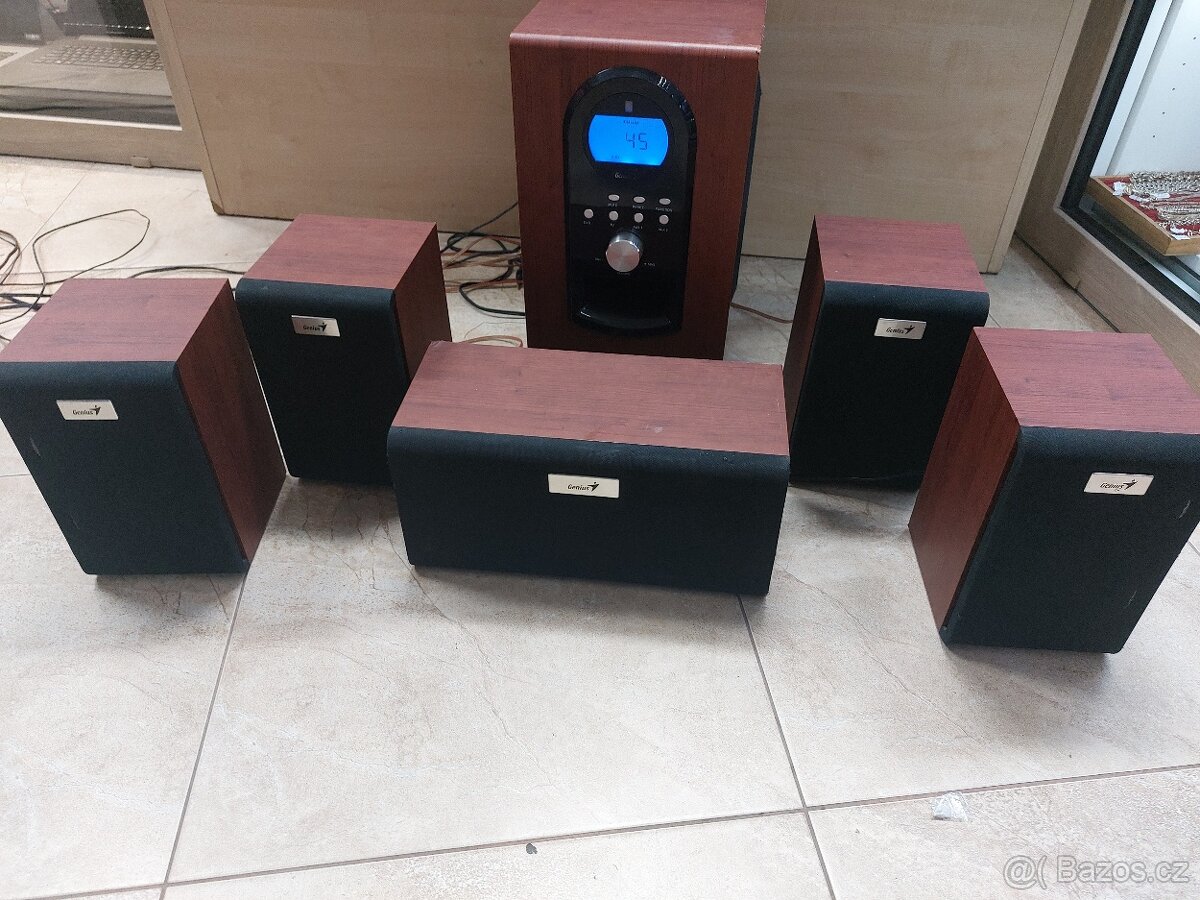 Subwoofer a reproduktory Genius  SW-HF5 5.1, 1 6000, 200W
