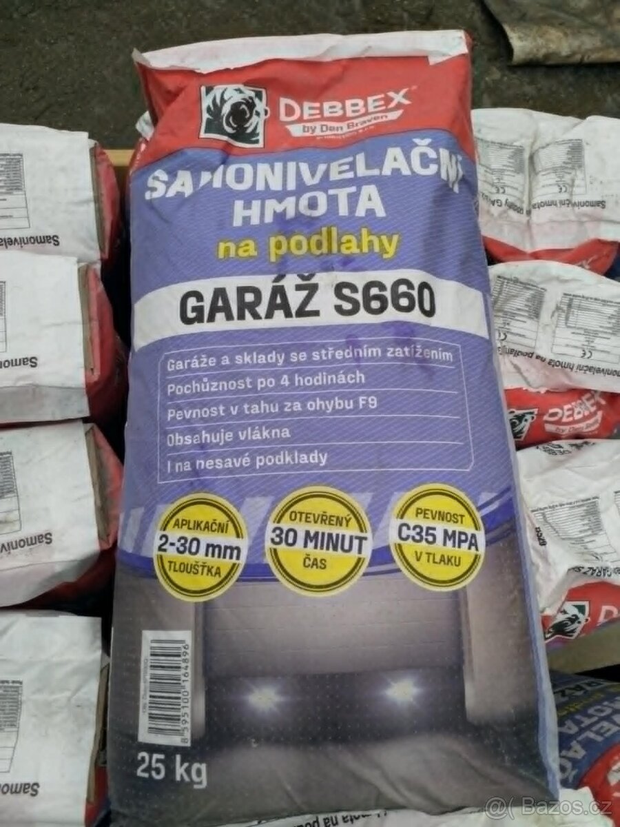Samonivelační stěrka Den Braven Garáž S660