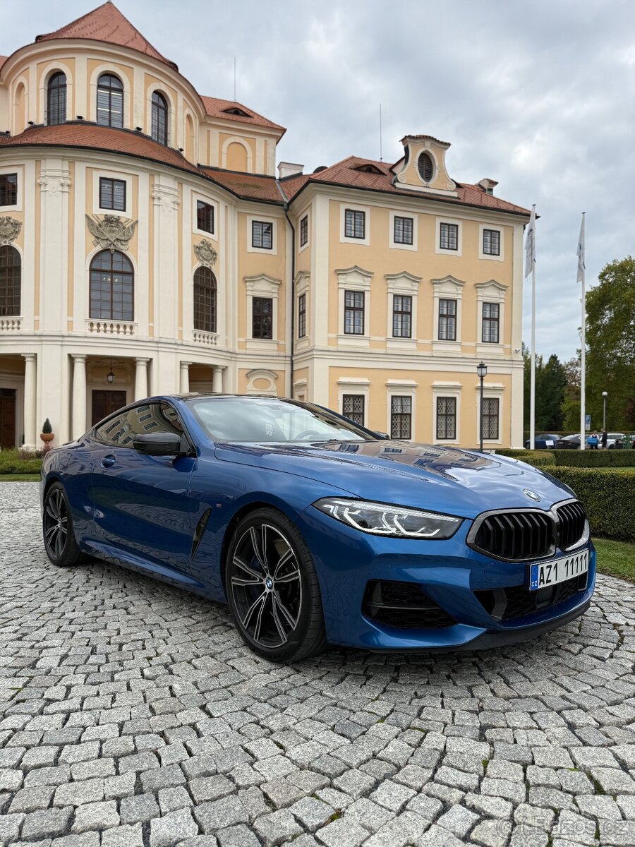 BMW M850i xDrive G15 – 390 kW • Carbon Core • Le Mans Blue I