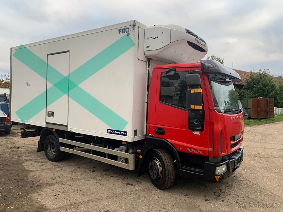 Iveco Eurocargo 120, 6valec, rozvor 3690mm, na  kontejnerové