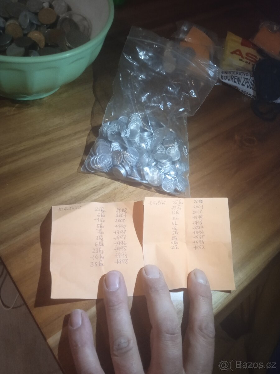 Mince 10-50 haléřů