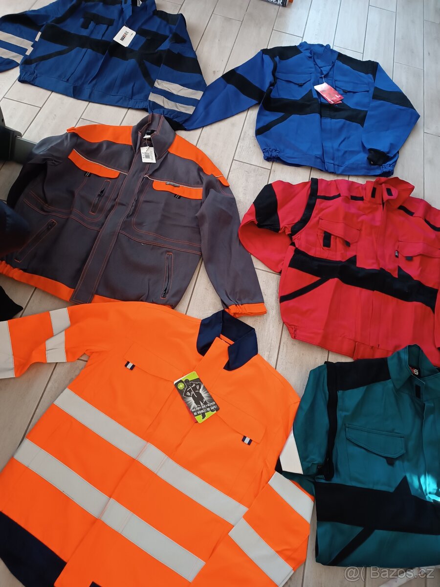 Bunda, blůza, bundy pánské, pracovní, vel. 54, NOVÉ