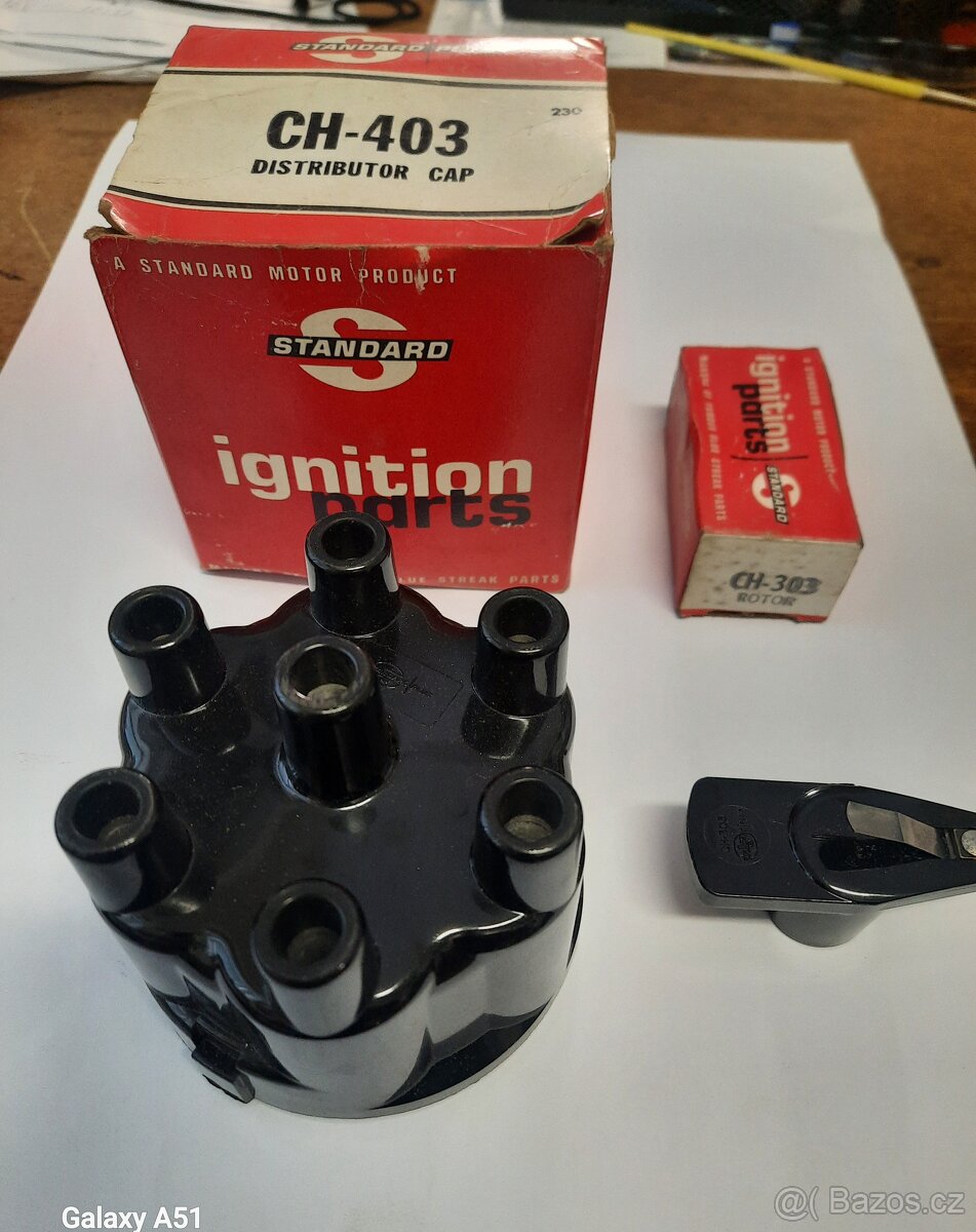 Víčko rozdělovače