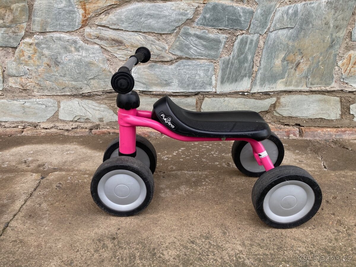 Dětské odrážedlo Puky Pukylino tmavě růžové