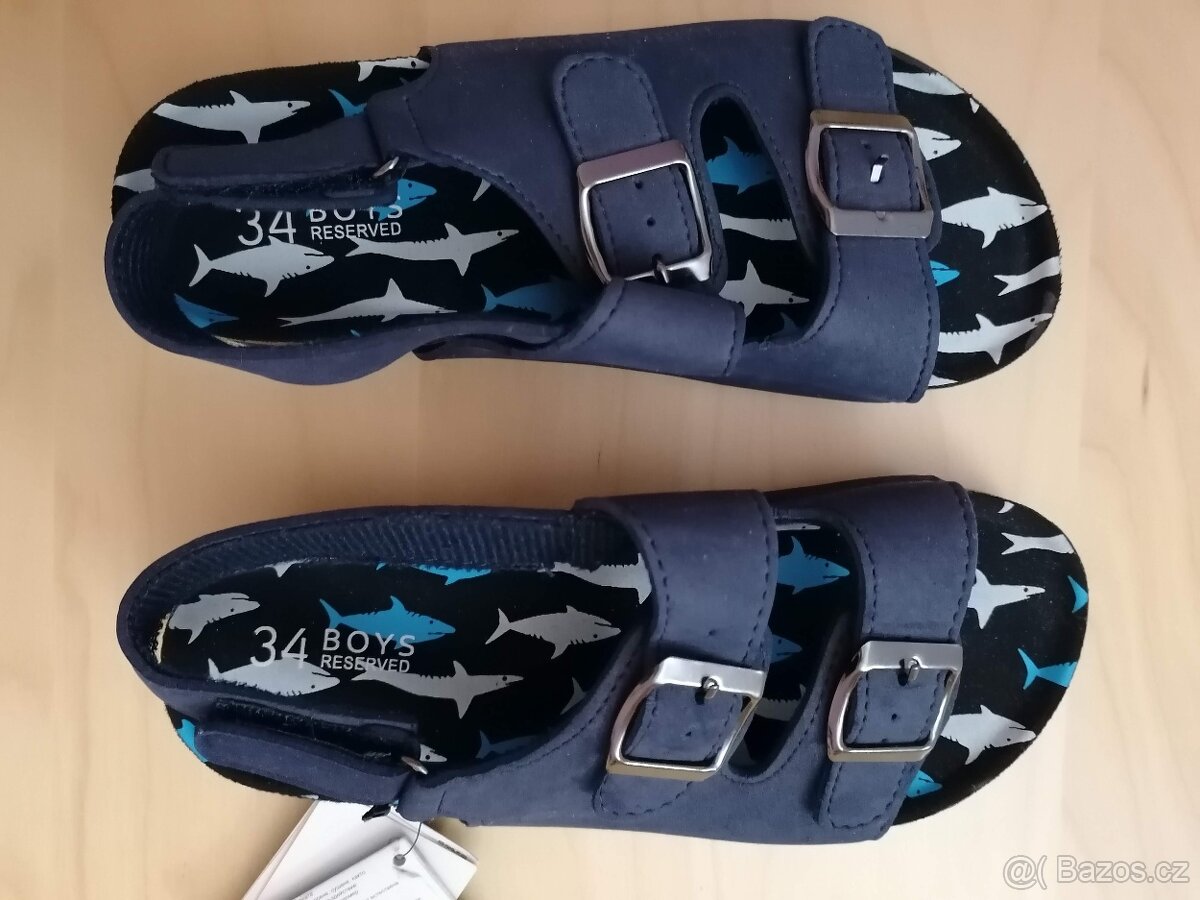 Dětské pantofle - Reserved- vel. 34 -NOVÉ