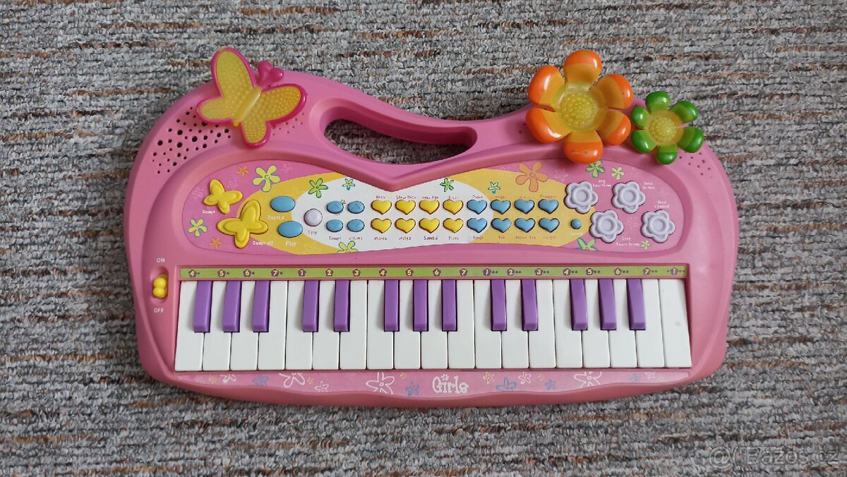 Piano klávesy hudebbní nástroj