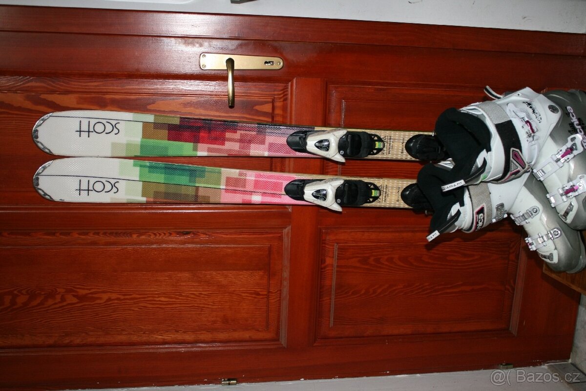 lyže Scott 155 cm , hadia koža
