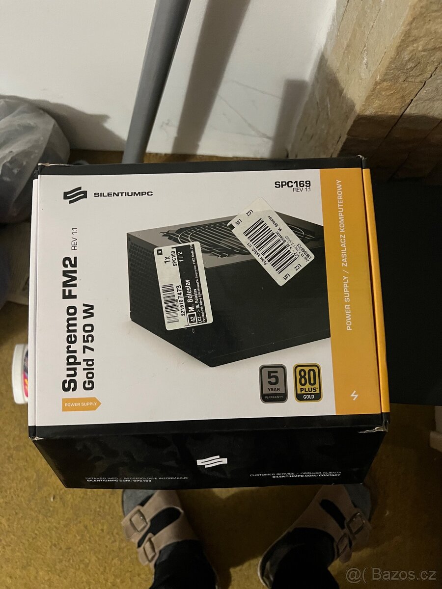 zdroj SilentiumPC Supremo FM2 Gold 750W