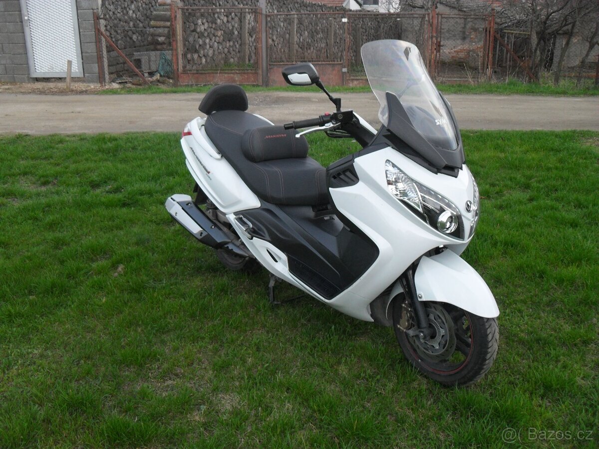 SYM MAXSYM 600,ABS,2015,LED DENNÍ SVÍCENÍ,2MAJITEL,CZ,2xKLÍČ