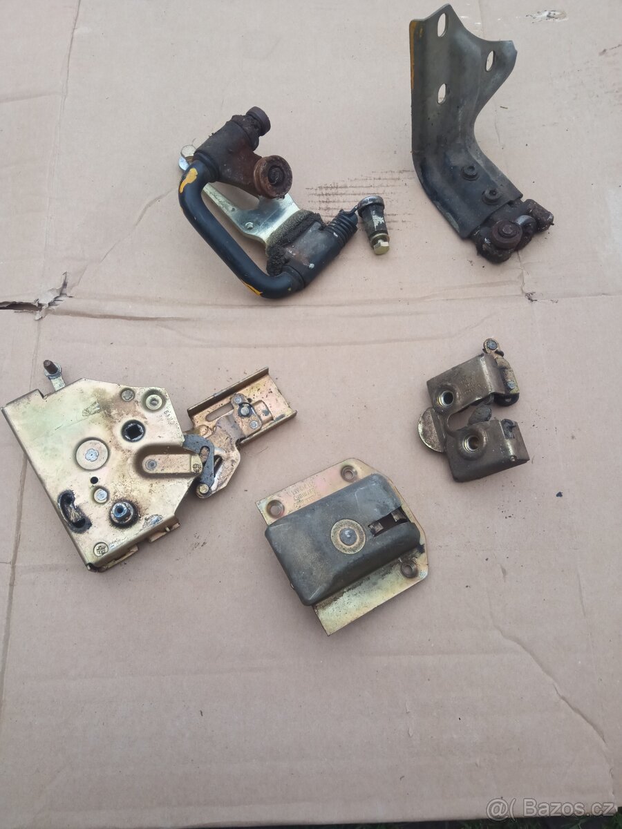 VW T3 zámky a pojezdy