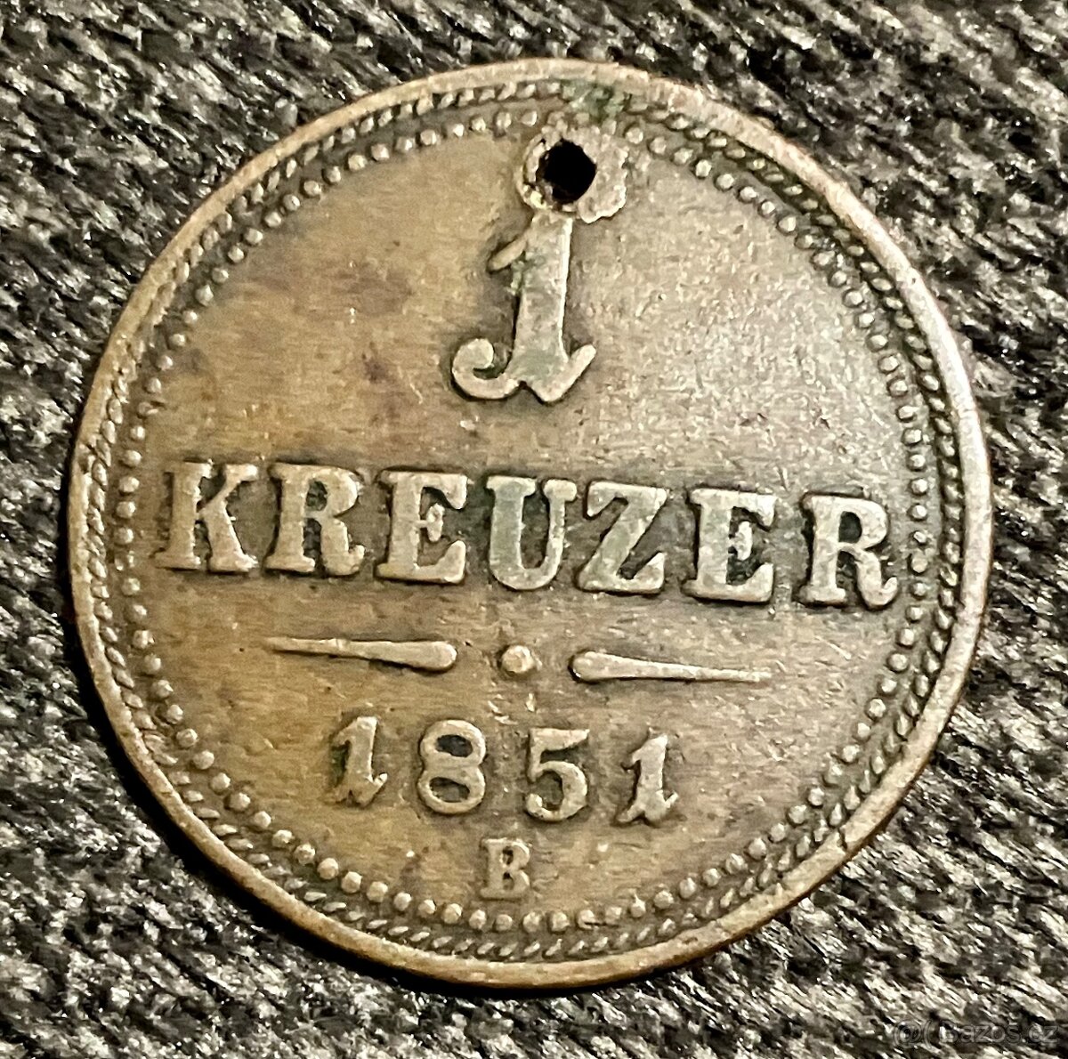 1 Krejcar 1851 - B