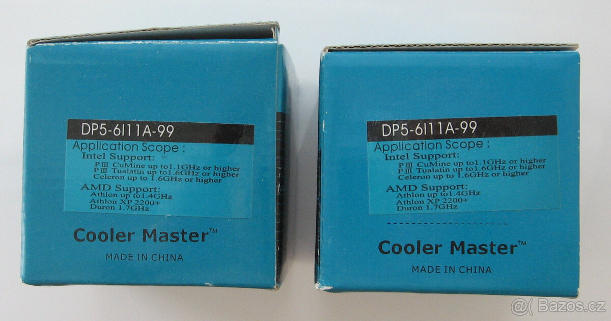 Chladiče DP5-6I11A-99 pro Socket 370 a Socket A