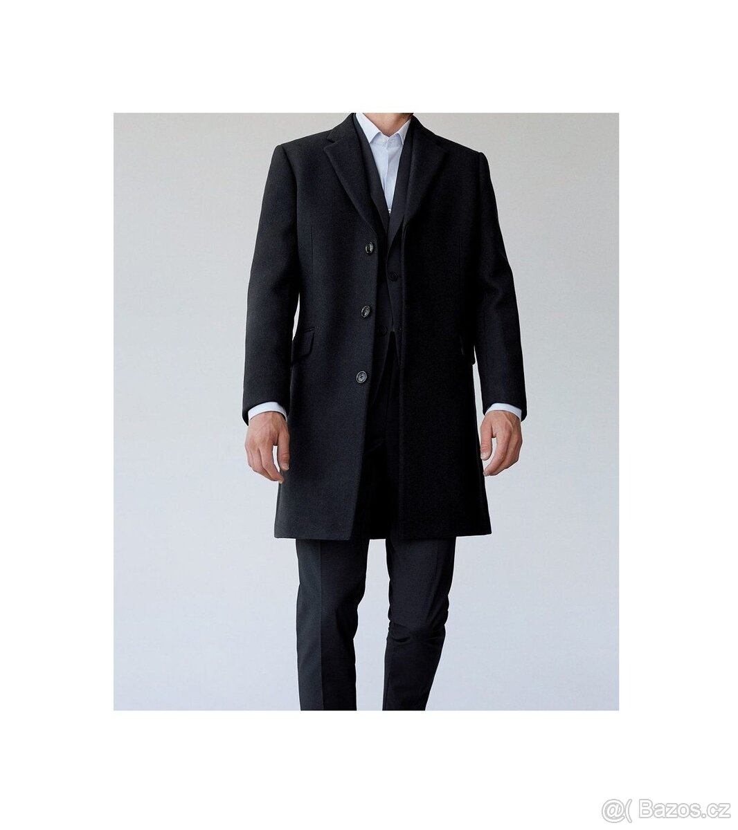 Pánský kabát Tailored MNG MAN, vel. M, tmavomodrý