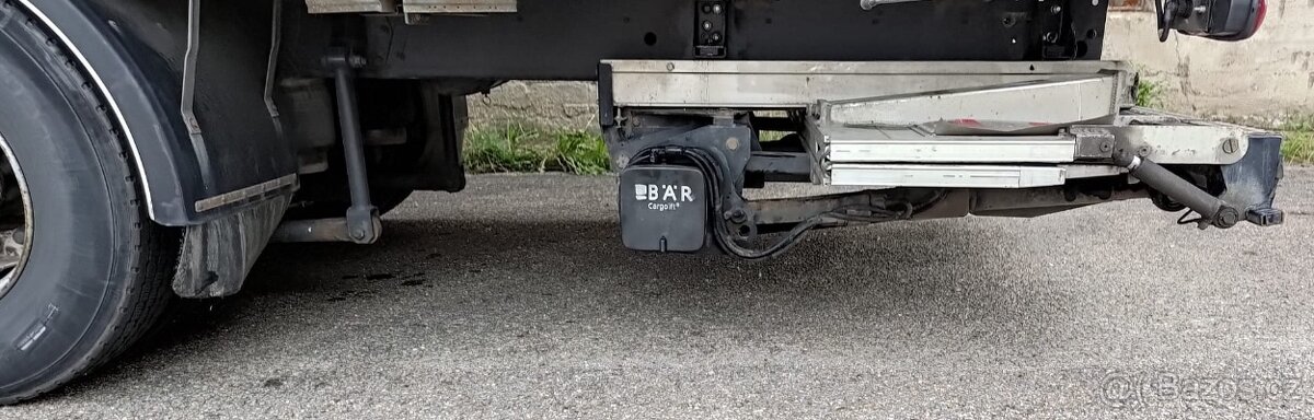 Hydraulické zasouvací čelo - plošina Bär BC 1500H42