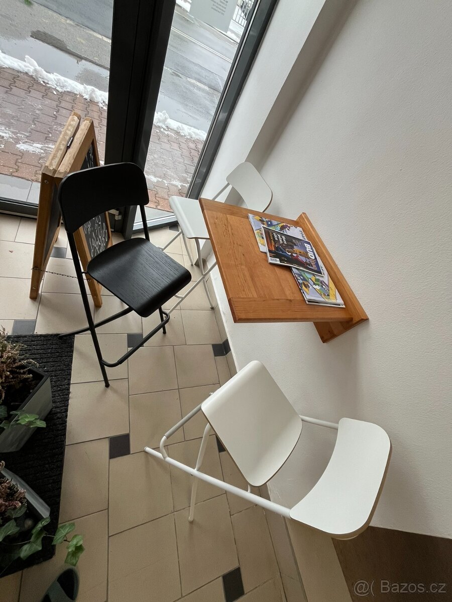 FRANKLIN Barová stolička s opěrkou - IKEA