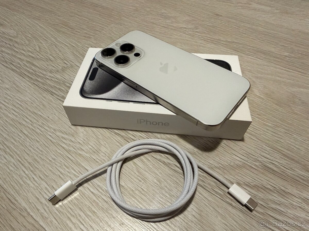 Apple iPhone 15 Pro 256GB White Titanium