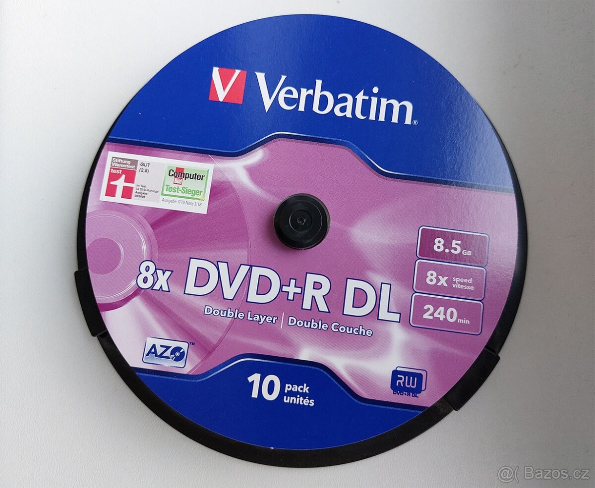 Verbatim DVD+R DL 8.5GB 8x