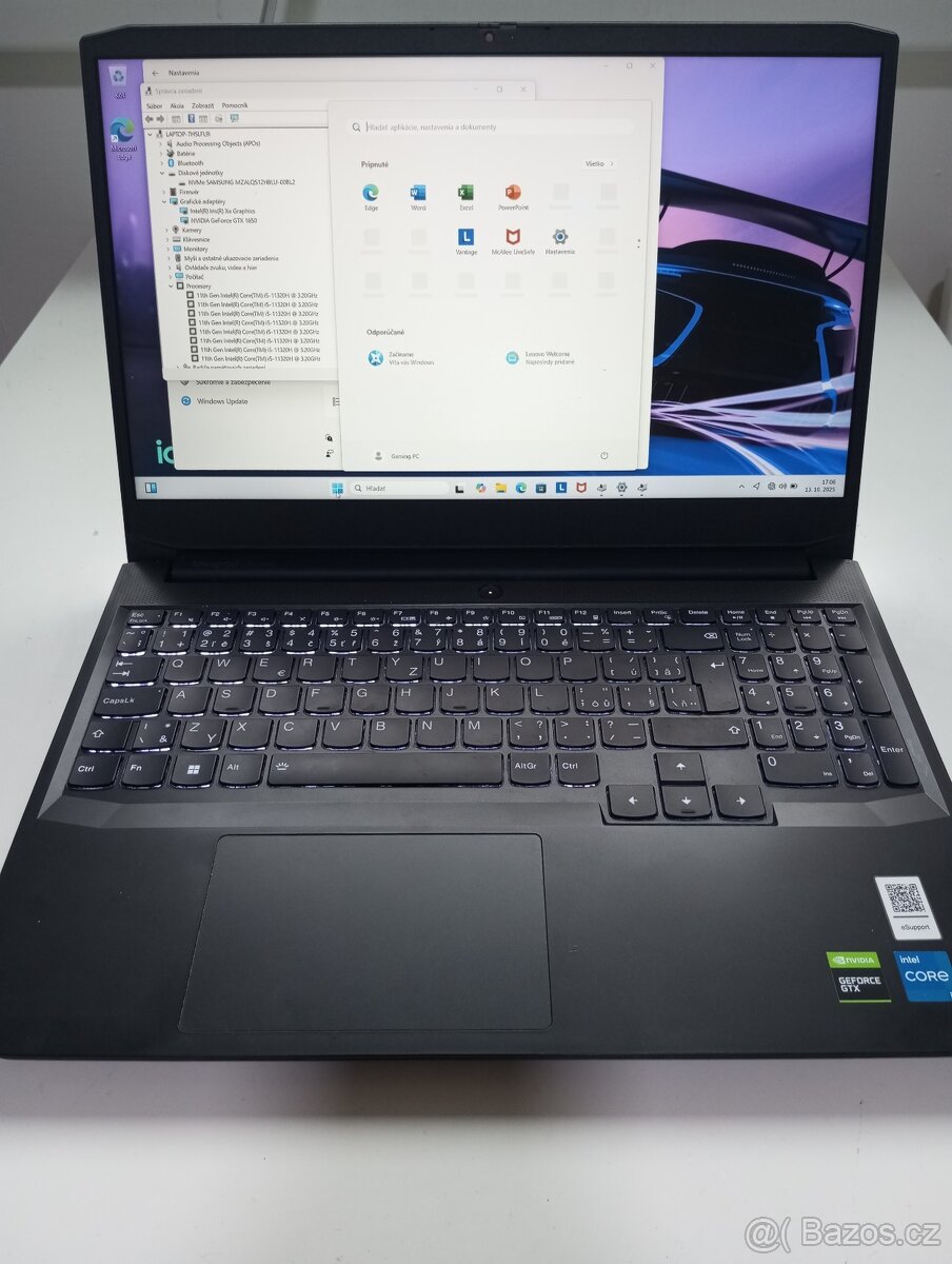Herní notebook Lenovo IdeaPad Gaming 3 15IHU6