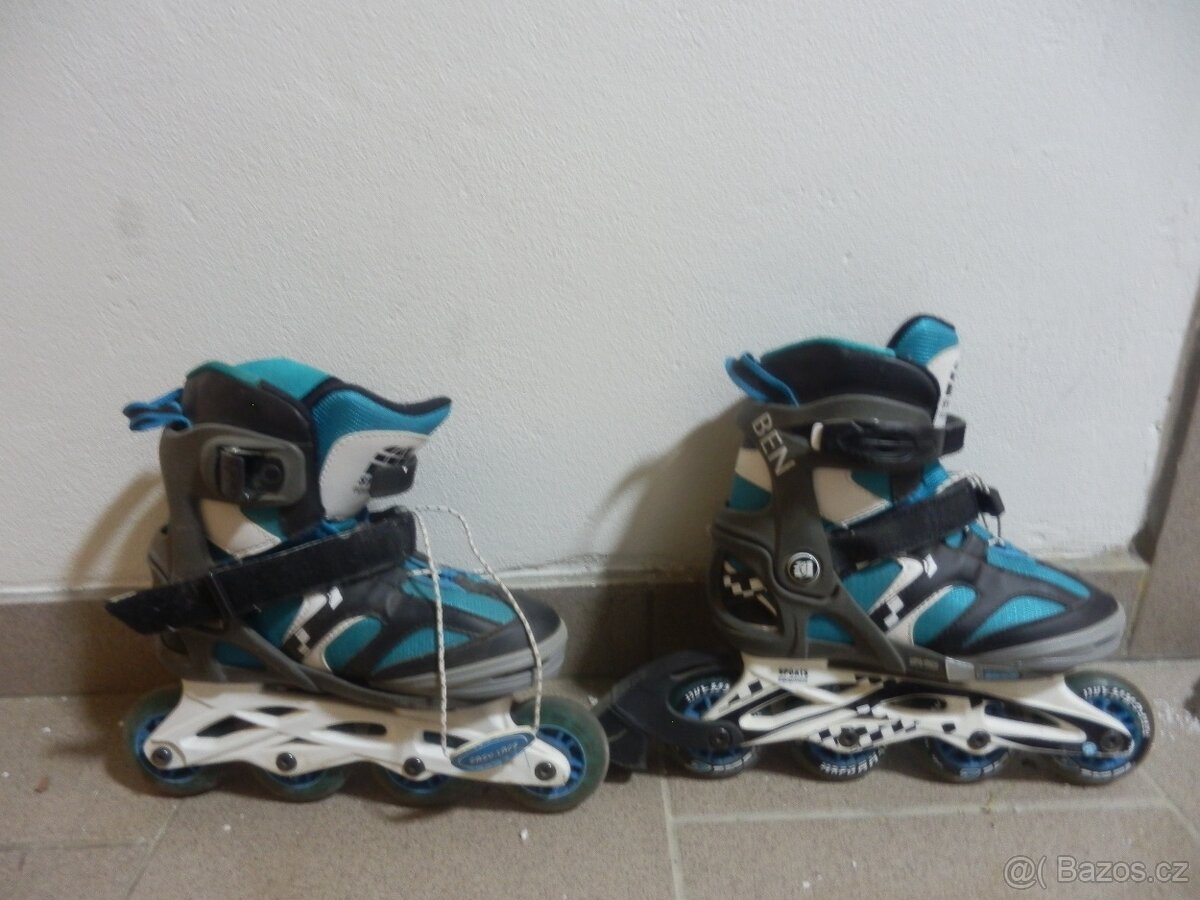 Dětské rostoucí brusle 32-35