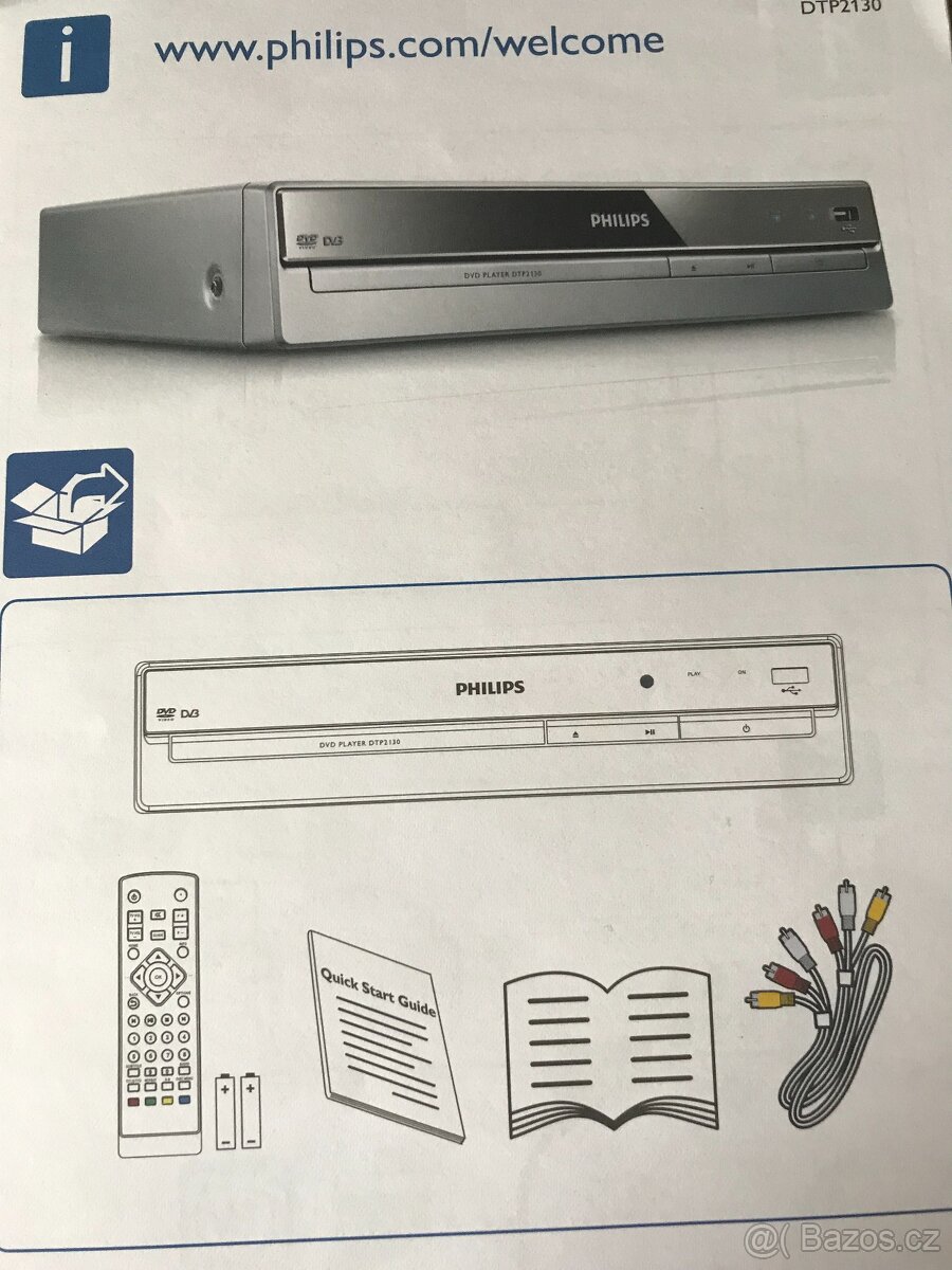 DVD přehrávač Philips