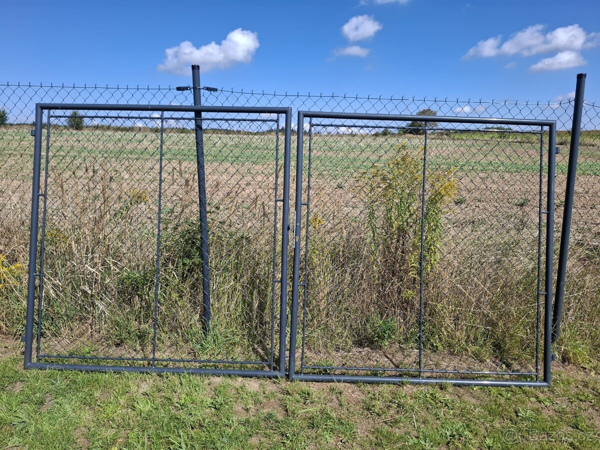 Plotová brána 3605x1750, antracit