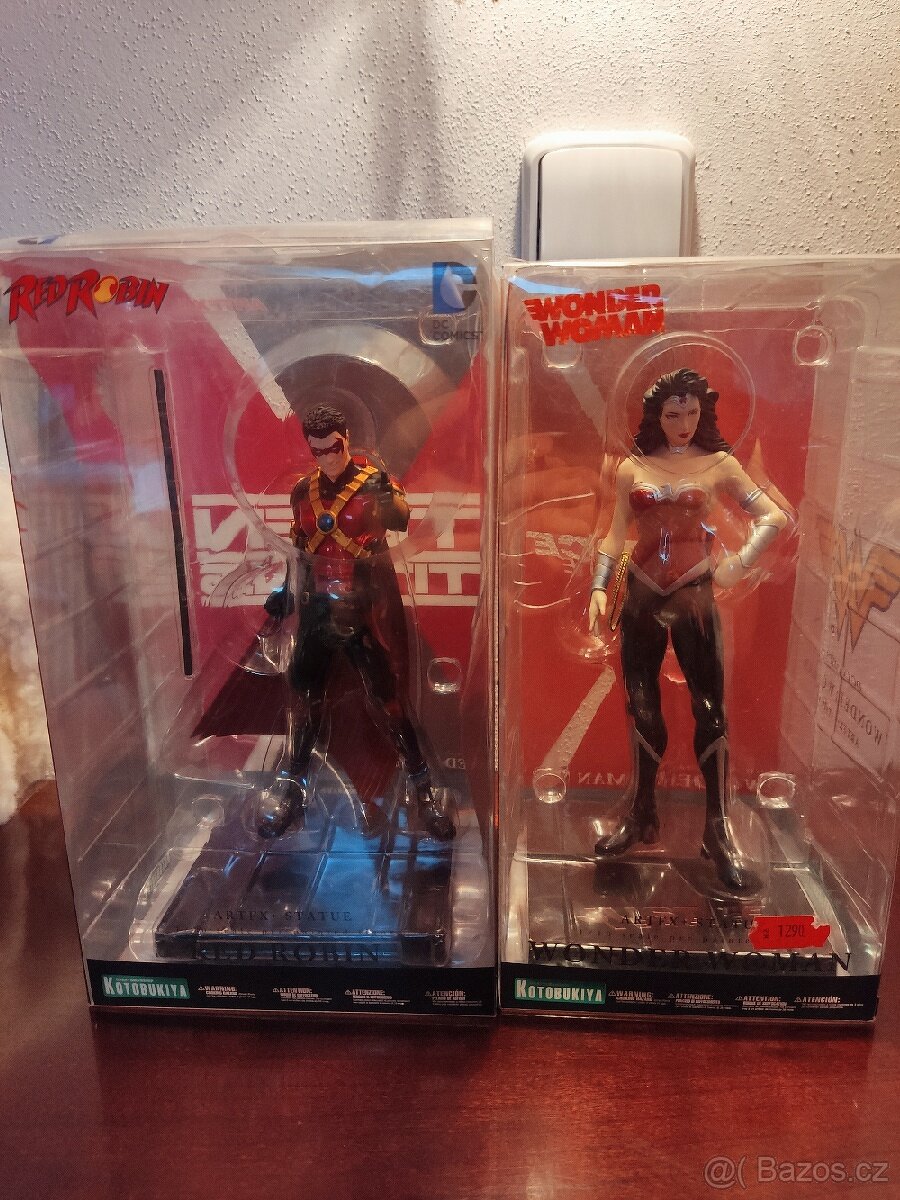 Kotobukiya DC wonder woman, red robin 1/10