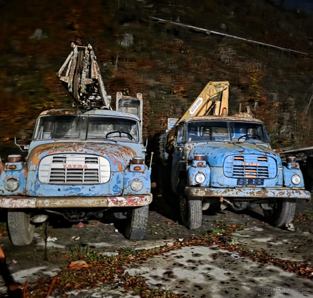 Tatra 148 žeriav ad 070 , hydraulicka ruka