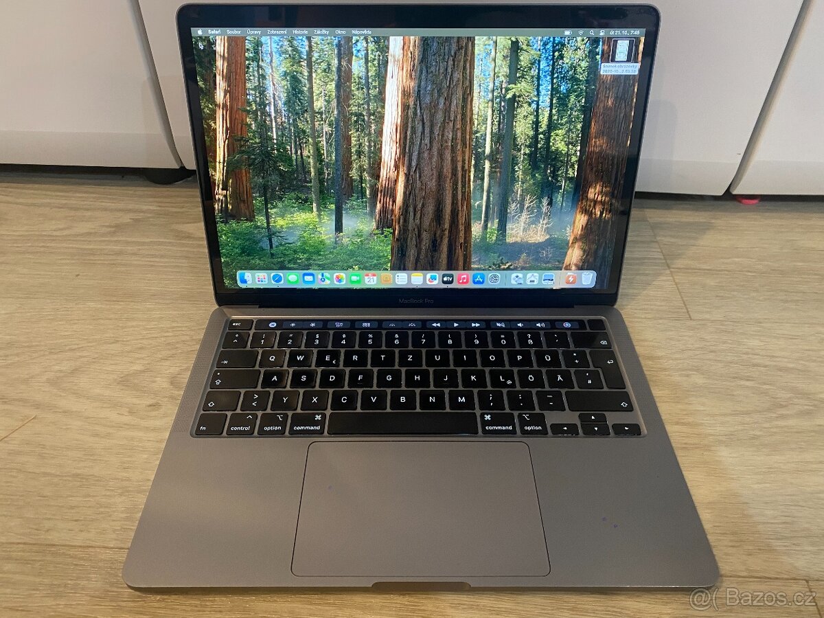 Macbook PRO 13, 2020, I5, 16GB, 500GB, bootcamp, touchbar