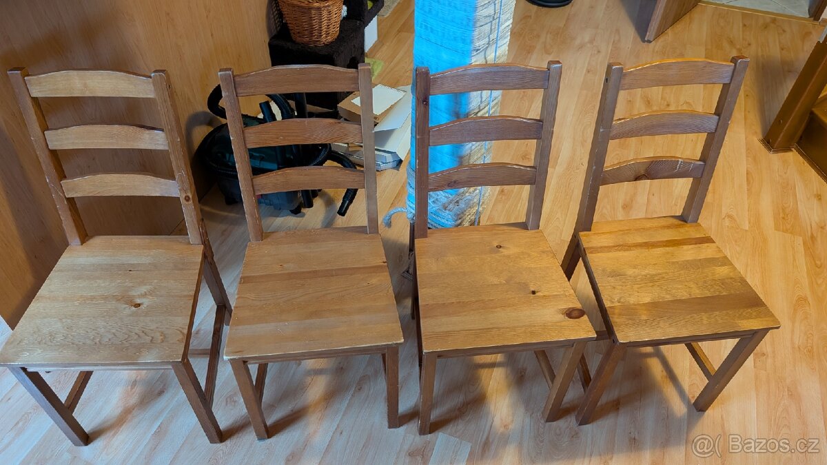Židle IKEA Ivar 4ks případně i jídelní stůl