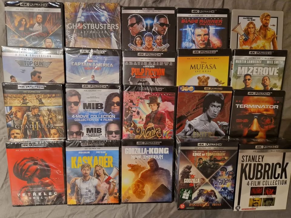 uhd blu-ray filmy kolekce