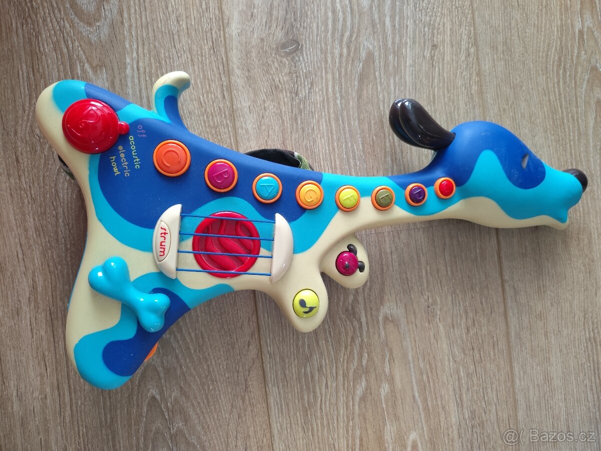 B- toys Elektronická kytara Pejsek