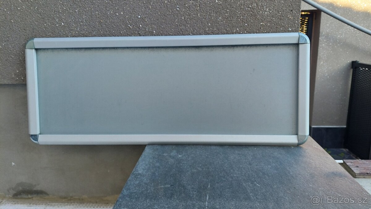 (2 ks) Plakátový KLIP rám 34x88 cm (4x A4) na stěnu