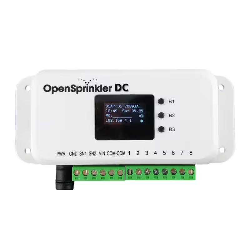 OpenSprinkler - Chytrý zavlažovací počítač - 12VDC