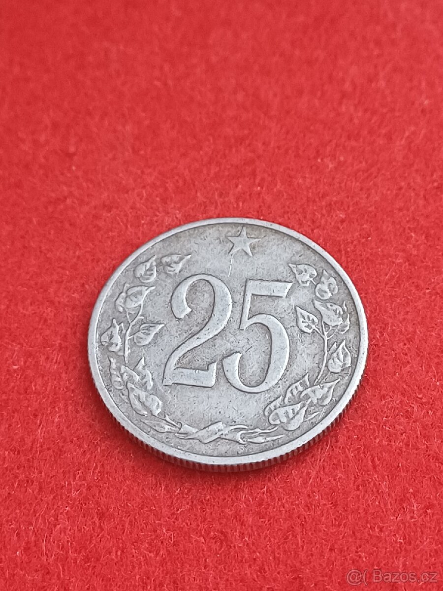 25 haléř 1962