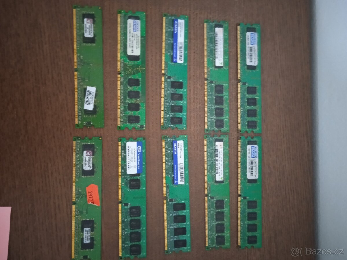 Paměti RAM DDR2 800mhz,pc 6400