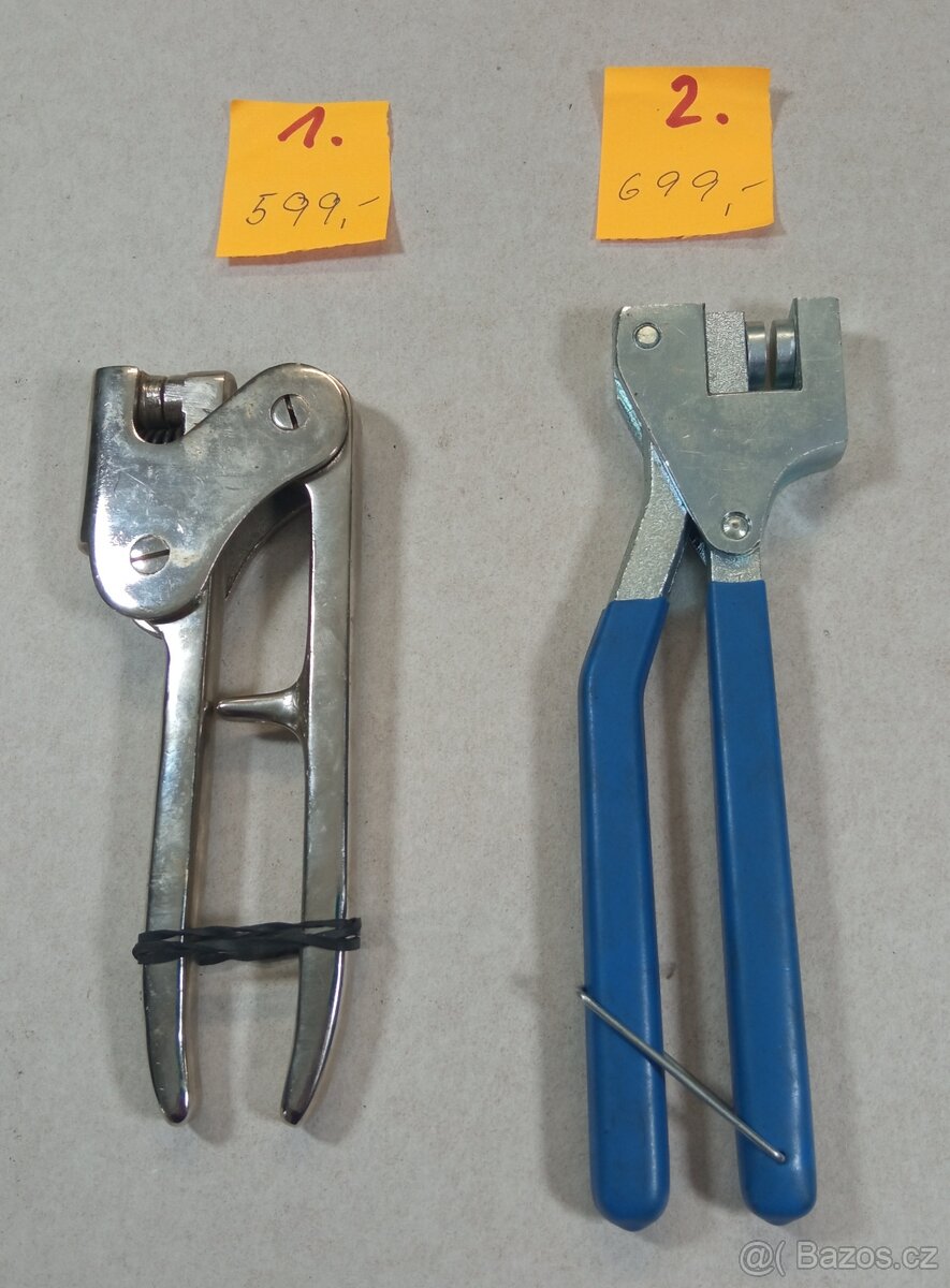 zánovní plombovací kleště s vložkou délka 15cm,18cm.n013