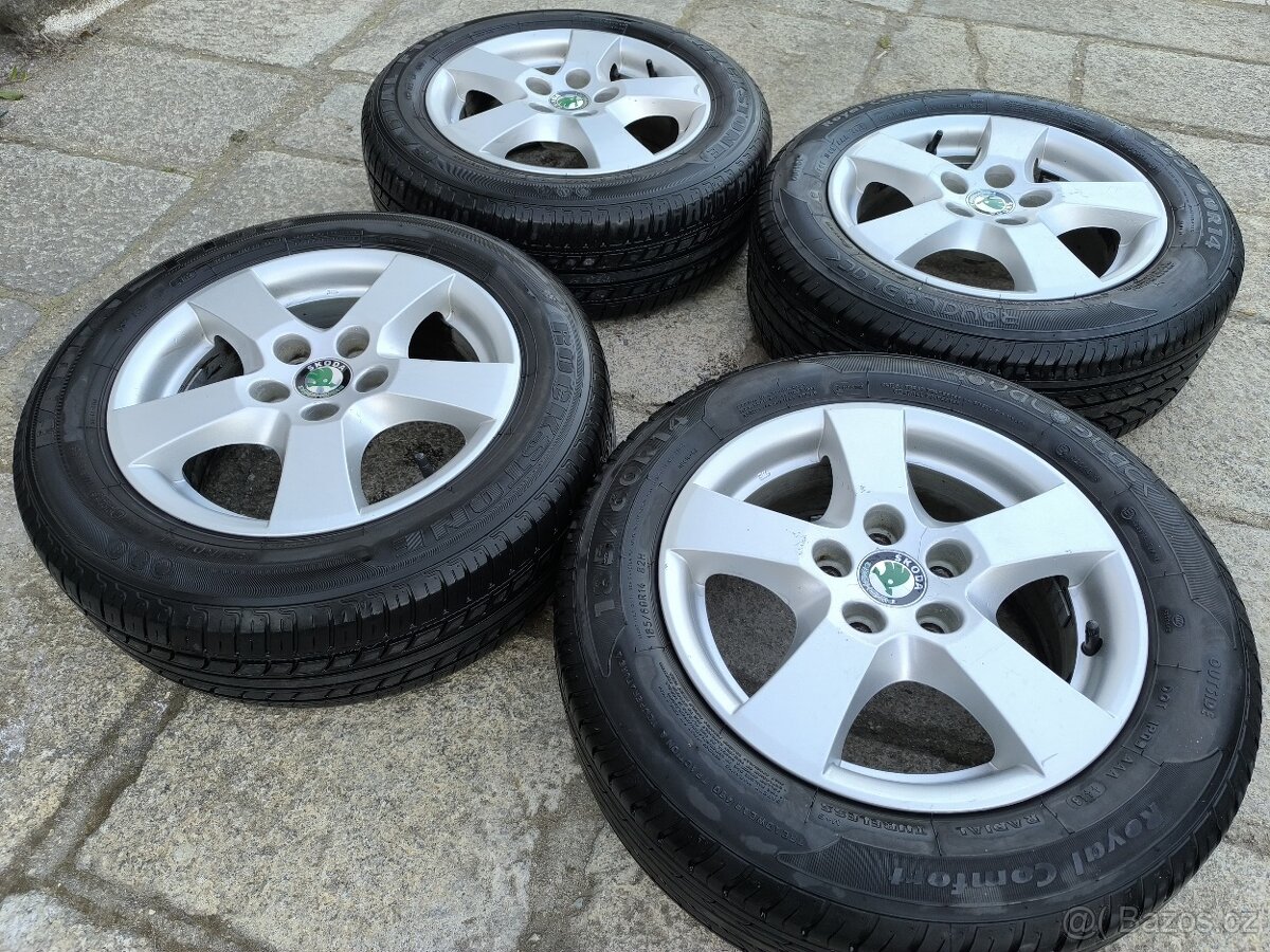 185/60 r14 letní PNEU + ALU RADIAL F109
