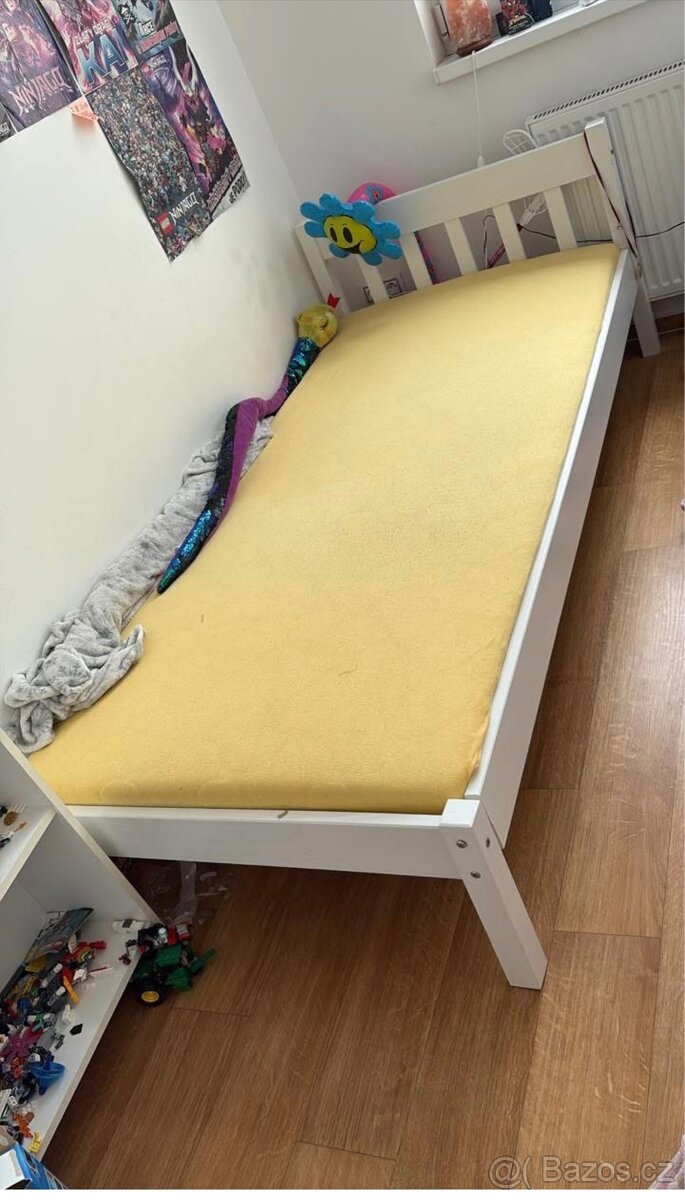 Postel Detska 90x200+ listy , matrac